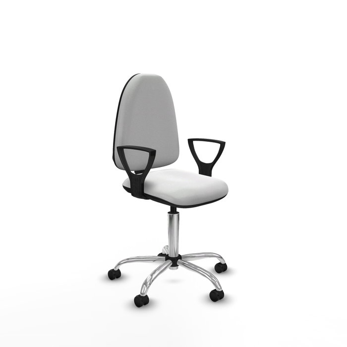 PIQUERAS Y CRESPO Silla de oficina Aýna Blanca con Brazos Fijos PIQUERAS Y CRESPO Silla de oficina Aýna Blanca con Brazos Fijos