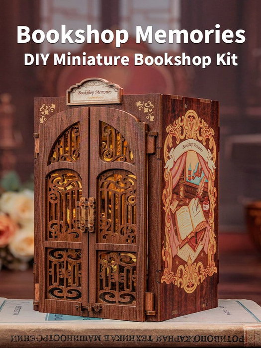 Maqueta Book Nook Bookshop Memories 17 x 10 cm