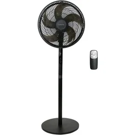 Oceanic Ventilador de Pedestal 45W 2 en 1 Negro - 40 cm, 3 Velocidades, Altura Ajustable 69-120 cm, Control Remoto OCEAVPP45B