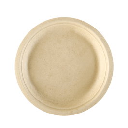 BIOWORKS Plato Bio de Arroz, Desechable, Diámetro 23 cm - 36 unidades