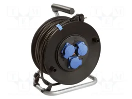 AS SCHWABE Prolongador de alimentación H07RN-F 3G1,5mm2 40m negro