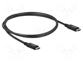 DeLOCK Cable USB4 Coaxial 40 Gbps USB-C a USB-C 0,8 m