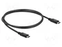 DeLOCK Cable USB4 Coaxial 40 Gbps USB-C a USB-C 0,8 m