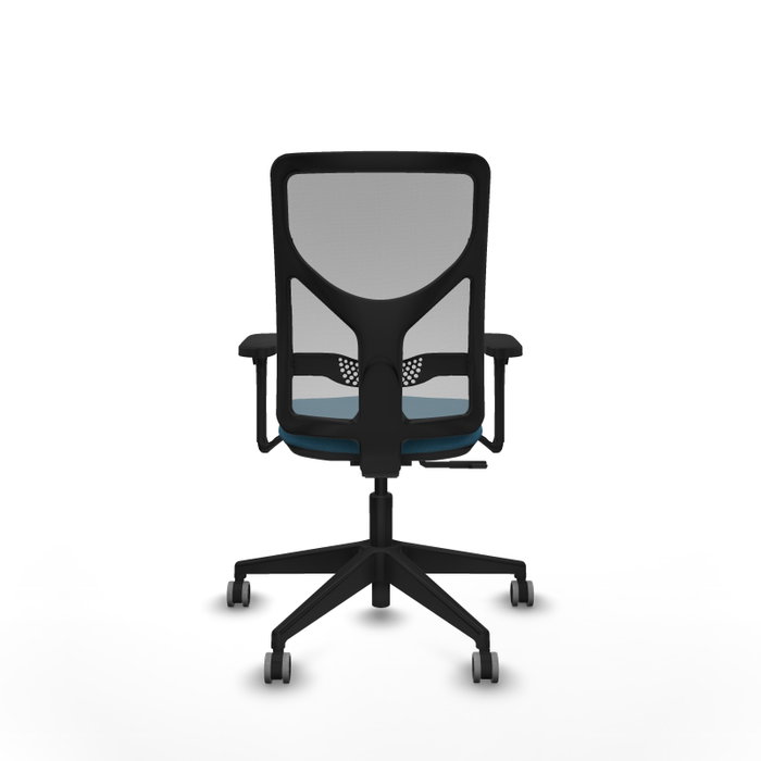 PIQUERAS Y CRESPO Silla de oficina Motilla con mecanismo Sincro, Verde petróleo y Gris PIQUERAS Y CRESPO Silla de oficina Motilla con mecanismo Sincro, Verde petróleo y Gris