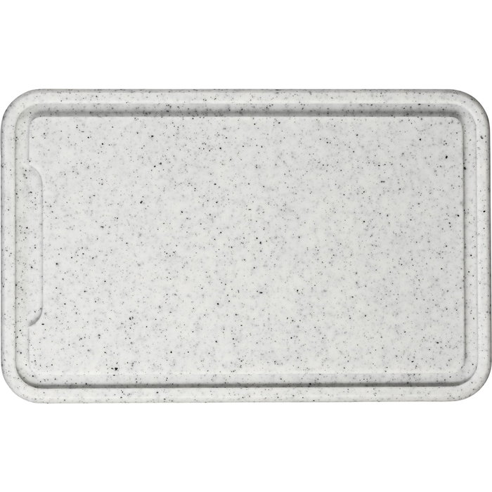 Zassenhaus Tabla de cortar de plástico gris claro 36x23x1,5cm Zassenhaus Tabla de cortar de plástico gris claro 36x23x1,5cm