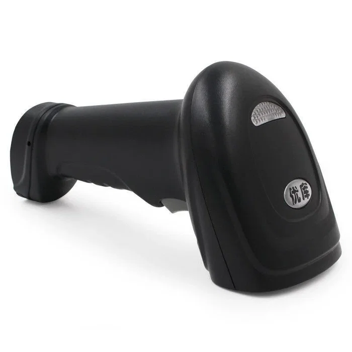 Globbaltec Escáner de códigos de barras 1D Fast Speed 1500 dpi USB con soporte
