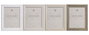 DKD Home Decor Set de Marcos de Fotos 20x25 cm Surtido Beige y Natural
