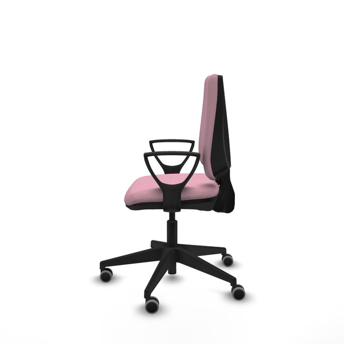 PIQUERAS Y CRESPO Silla de oficina Elche Rosa con Brazos Fijos PIQUERAS Y CRESPO Silla de oficina Elche Rosa con Brazos Fijos