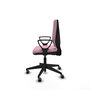 PIQUERAS Y CRESPO Silla de oficina Elche Rosa con Brazos Fijos