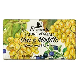 Florinda Jabón Aromatizado de Uva y Arándano, 100 g
