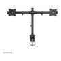 Neomounts FPMA-DCB100DBLACK Brazo de Monitor Dual para 2 Pantallas de 10-27 pulgadas, Negro