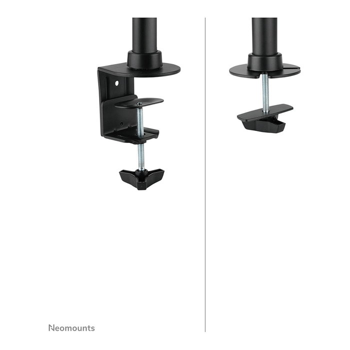 Neomounts FPMA-DCB100DBLACK Brazo de Monitor Dual para 2 Pantallas de 10-27 pulgadas, Negro