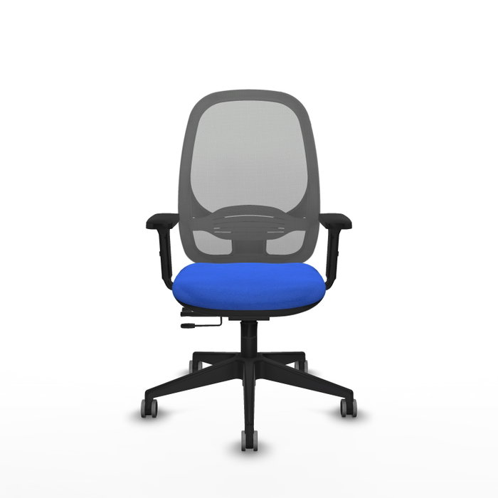 PIQUERAS Y CRESPO Silla de oficina Cilanco con mecanismo Sincro/Traslack Azul y Gris PIQUERAS Y CRESPO Silla de oficina Cilanco con mecanismo Sincro/Traslack Azul y Gris