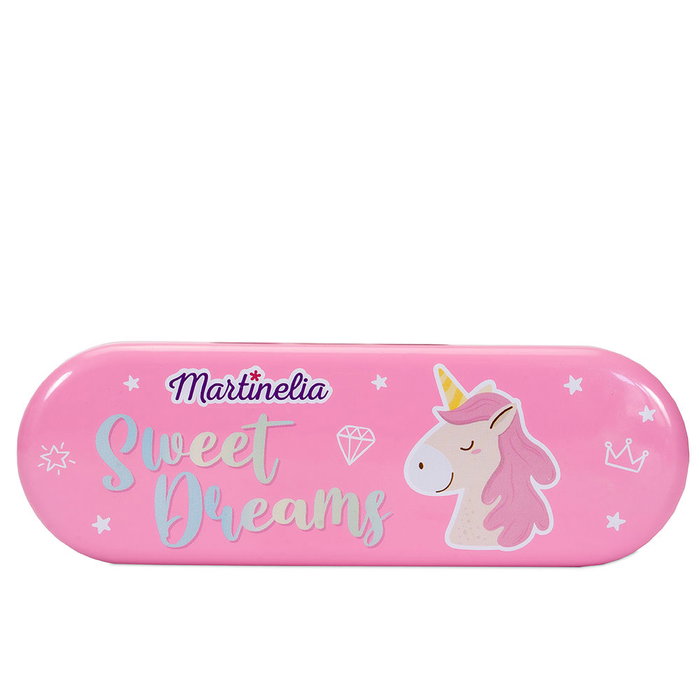 Martinelia Set Unicorn de Esmalte de Uñas Infantil con 3 Pintauñas y Stickers Adhesivos - Maquillaje Niñas 4 Piezas