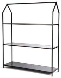 DKD Home Decor Estantería Metal 100x30x120 Negro