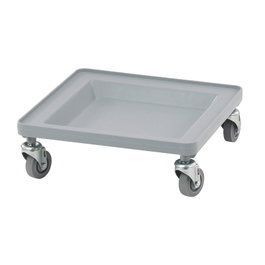 CAMBRO Carro de transporte Camdollie para cestas de lavado - 54 x 54 x 20 cm - Gris claro