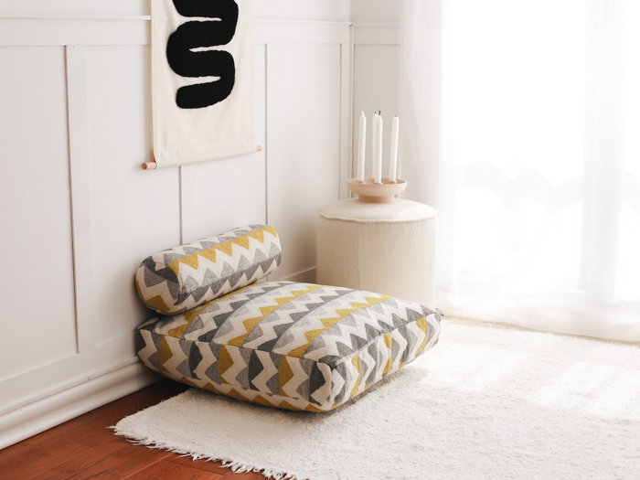 Atelier Del Sofa Cojín TEDDY Multicolor 70x27x70 cm 100% Tela TEDDY para Sofá y Hogar