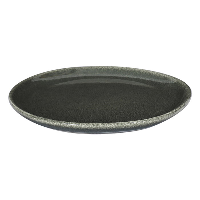 Home Deco Factory Plato de Postre Verde Natural 21 cm Home Deco Factory Plato de Postre Verde Natural 21 cm