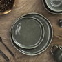 Home Deco Factory Plato de Postre Verde Natural 21 cm