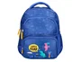 Liderpapel Mochila escolar infantil multibolsillo azul dino 350x110x270 mm