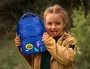 Liderpapel Mochila escolar infantil multibolsillo azul dino 350x110x270 mm