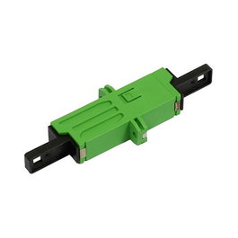 Synergy21 Cable de fibra óptica 9/125u Singlemode, verde, simplex, PVC, con brida con funda de cerámica