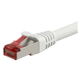 Python 8063PY-010W Cable de Parche Cat.6 S/FTP PiMF PVC 250MHz OFC 1,0m blanco