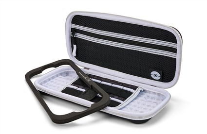 Power A 1522749-01 Estuche Protector Compacto Nintendo Switch OLED, Switch y Switch Lite Pikachu Negro/Plata