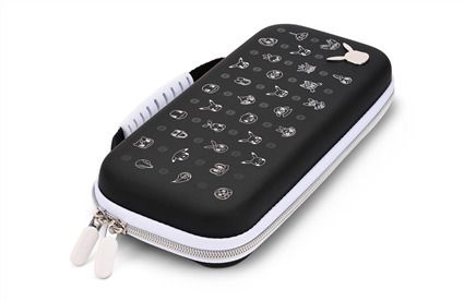 Power A 1522749-01 Estuche Protector Compacto Nintendo Switch OLED, Switch y Switch Lite Pikachu Negro/Plata