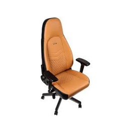 Noblechairs ICON Echtleder Gaming Stuhl cognac/schwarz