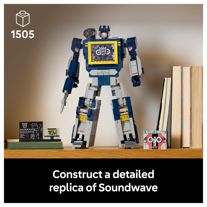 LEGO Icons Transformers: Soundwave 10358