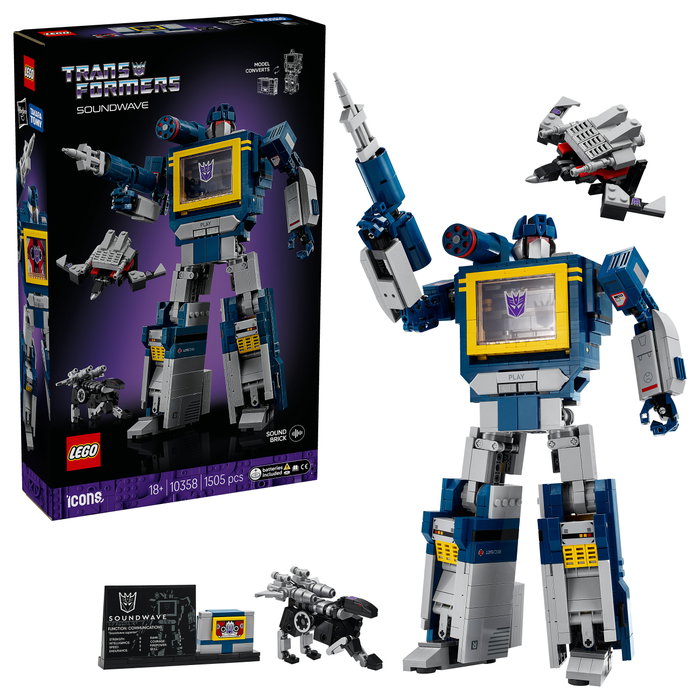 LEGO Icons Transformers: Soundwave 10358