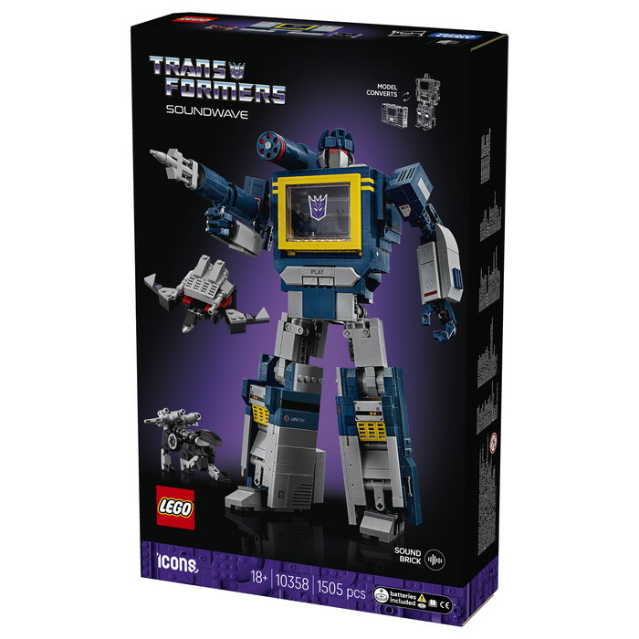 LEGO Icons Transformers: Soundwave