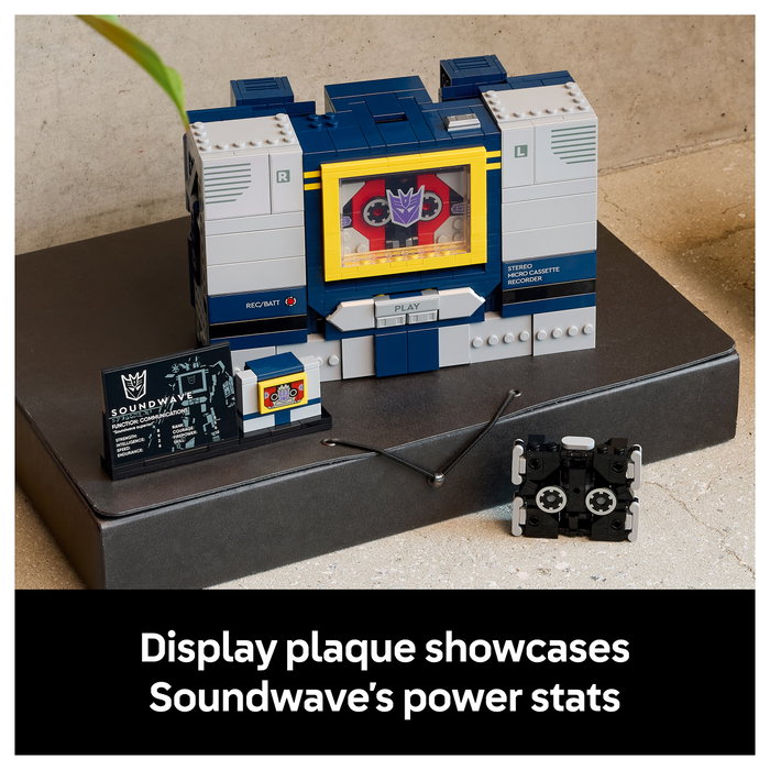 LEGO Icons Transformers: Soundwave 10358