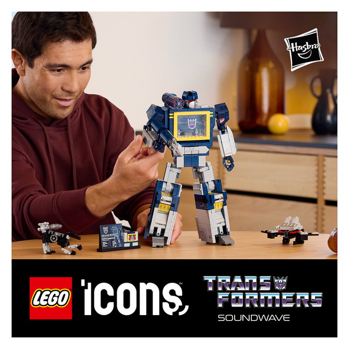LEGO Icons Transformers: Soundwave 10358