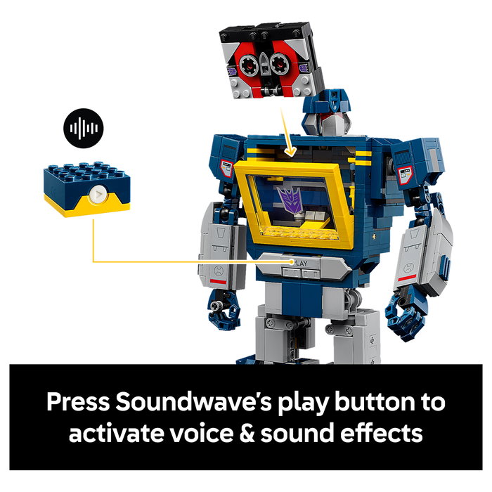 LEGO Icons Transformers: Soundwave 10358