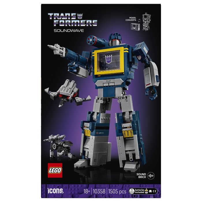 LEGO Icons Transformers: Soundwave 10358
