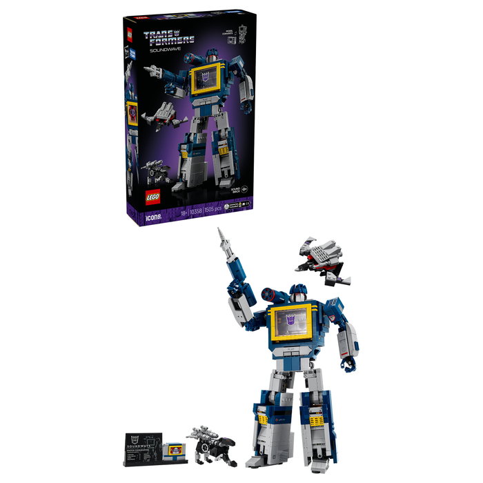 LEGO Icons Transformers: Soundwave