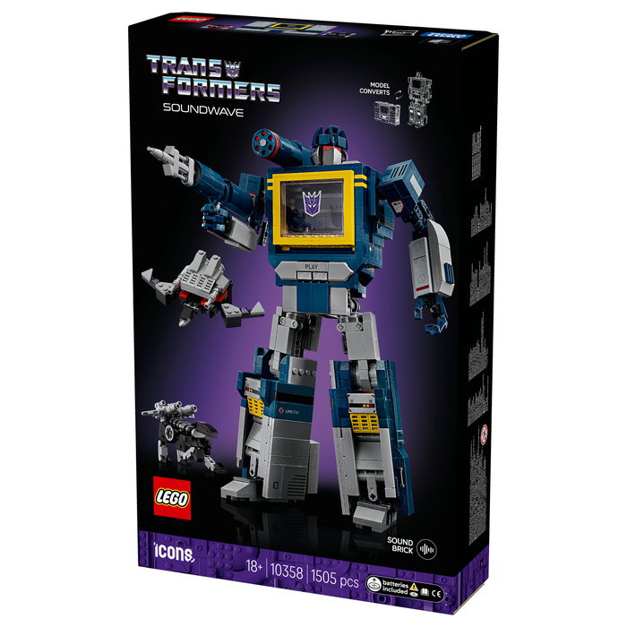 LEGO Icons Transformers: Soundwave 10358