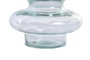 DKD Home Decor Jarrón de Vidrio Reciclado Ecológico Transparente
