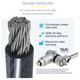 StarTech Candado de Seguridad con Cable para Portátil 25-Pack - Compatible con Kensington/Nano/Noble Wedge - Cerradura Combinación - Cable 2 m - Negro/Plata