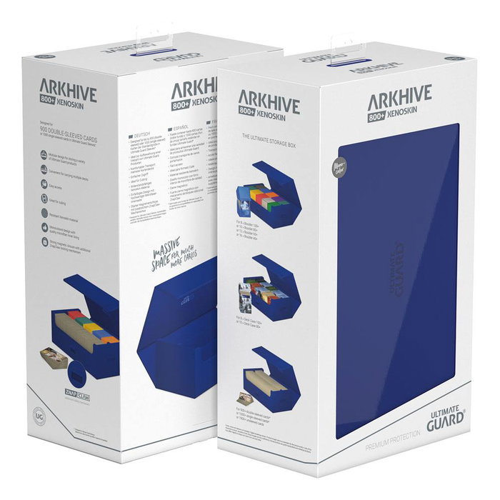 Ultimate Guard Arkhive 800+ XenoSkin Monocolor Azul