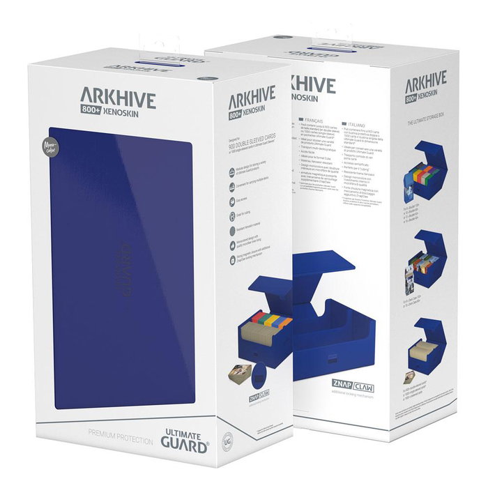 Ultimate Guard Arkhive 800+ XenoSkin Monocolor Azul
