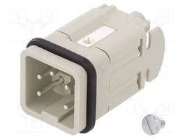 WIELAND Conector HDC Macho 5 Pines Tamaño 3
