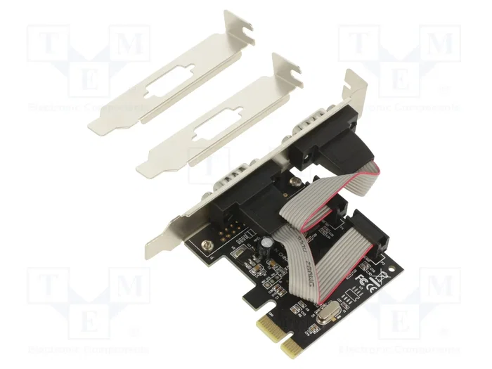 Gembird SPC-22 Tarjeta PCI Express con 2 Puertos Serie RS-232 y Adaptador de Perfil Bajo Gembird SPC-22 Tarjeta PCI Express con 2 Puertos Serie RS-232 y Adaptador de Perfil Bajo