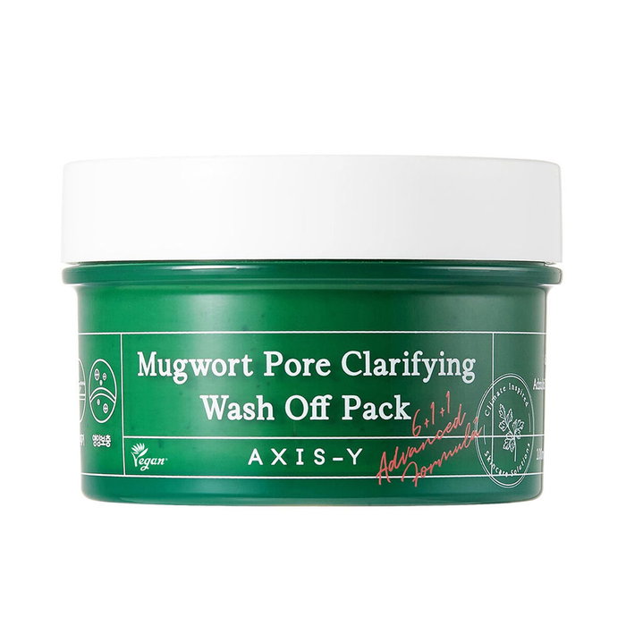 Axis-Y Mascarilla Exfoliante Pore Clarifying - 160 ml - Mascarilla Cremosa para Limpieza Profunda y Calmante de Piel con Poros, Centella Asiática, Bentonita y Ácido Hialurónico