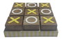DKD Home Decor Juego de Mesa Tres en Raya Verde de Mango