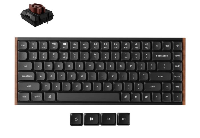 Keychron K3U-H3 Teclado Gaming 75% Brown Switch RGB Negro Keychron K3U-H3 Teclado Gaming 75% Brown Switch RGB Negro
