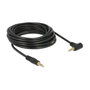 DeLOCK Cable de audio 3,5 mm macho a macho de 5 m negro