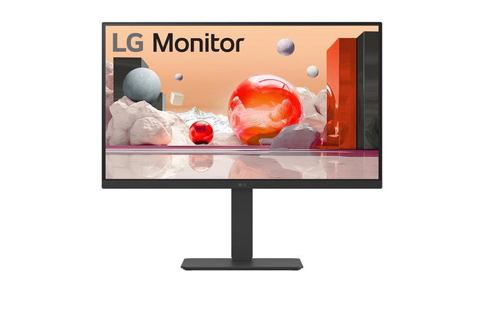 LG 27BA850 27" Monitor LED IPS Full HD 1080p 100Hz, USB-C Hub, Altavoces, Webcam, Negro - Monitor para Oficina